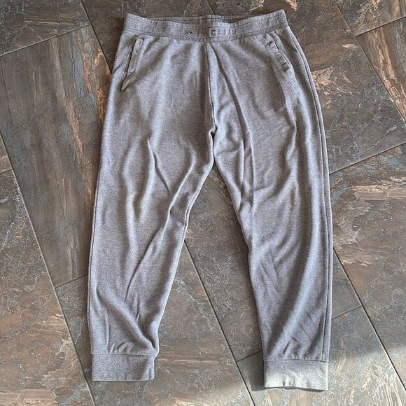 Zara Essentials Men's Joggers Sweatpants Gray Size Large - Picture 1 of 10